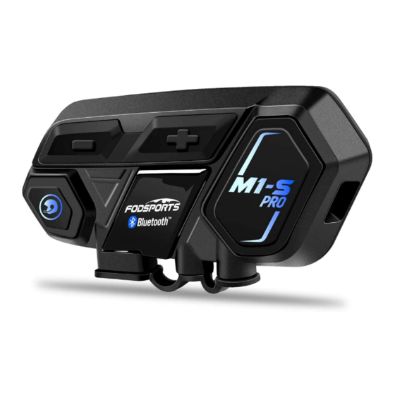FODSPORTS M1-S PRO Operation Manual