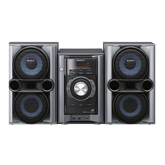 Sony MHC-EC78Pi Specifications