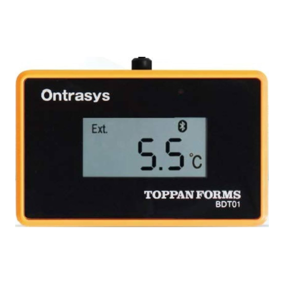 Toppan Forms ONTRASYS TAG Instruction Manual