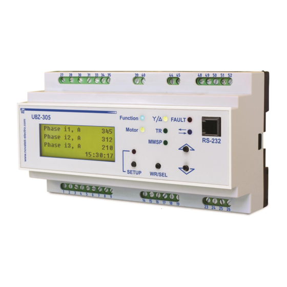 Novatek UBZ-305 Manuals