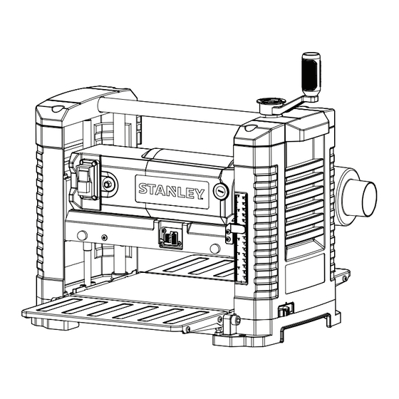 User Manuals: Stanley STP18 Thickness Planer