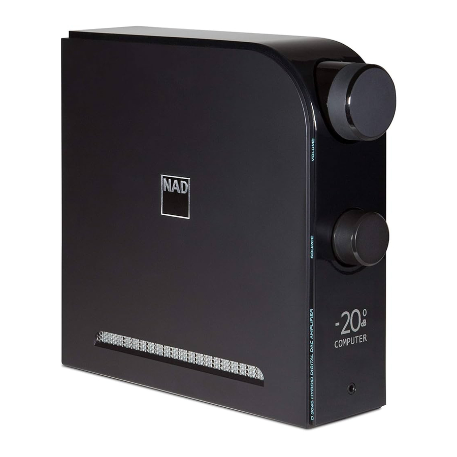 NAD D3045 Manual