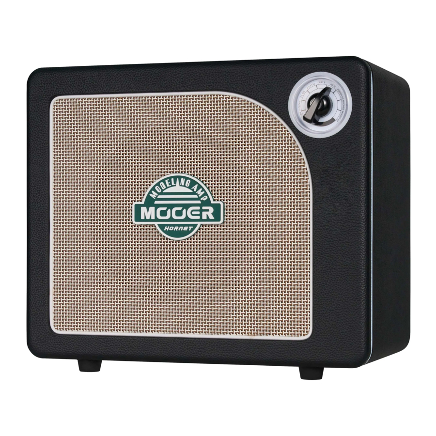 Mooer HORNET Series, Hornet 15W Li Manual