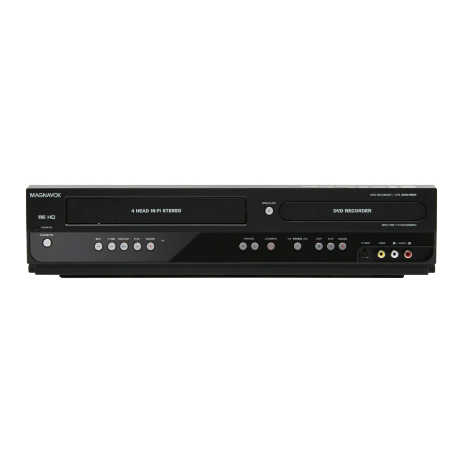 Magnavox ZV427MG9 Quick Start Manual
