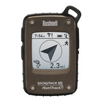 Bushnell Back track GPS HuntTreck Quick Start Manual