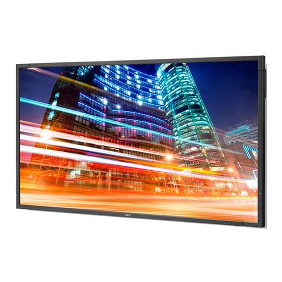 NEC MultiSync P553 Manuals