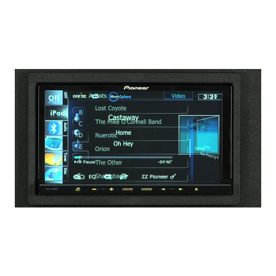 Pioneer SUPER TUNER IIID AVIC-X930BT Operation Manual