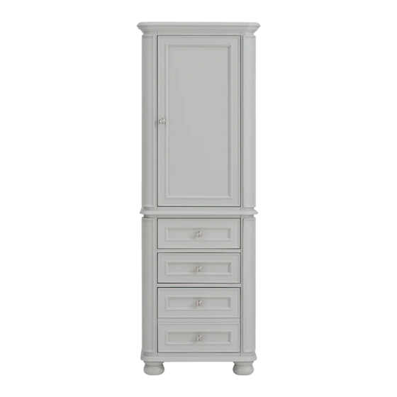Scott Living Wrightsville Bathroom Floor Cabinet Assembly Instructions Manual