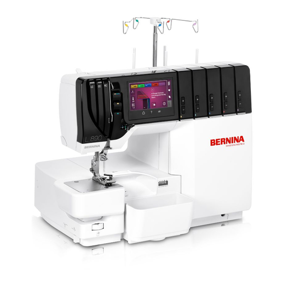 Bernina L 890 User Manual