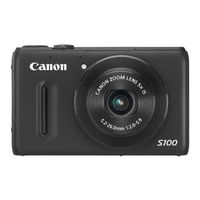 Canon PowerShot S100 DIGITAL ELPH User Manual