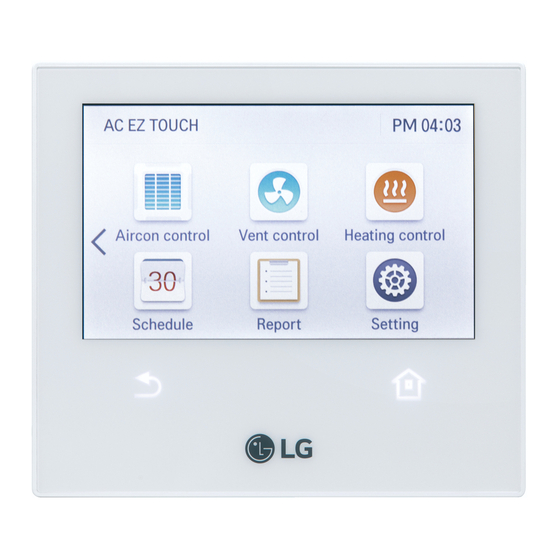 LG AC EZ TOUCH PACEZA000 INSTALLATION MANUAL Pdf Download ManualsLib