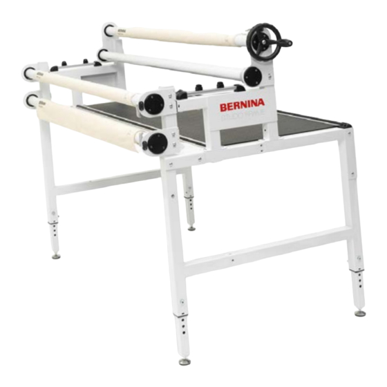 BERNINA STUDIO FRAME ASSEMBLY INSTRUCTIONS MANUAL Pdf Download ManualsLib