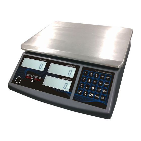 DIGIWEIGH DWPPC SERIES USER MANUAL Pdf Download ManualsLib