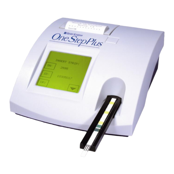 HENRY SCHEIN ONESTEPPLUS USER MANUAL Pdf Download ManualsLib