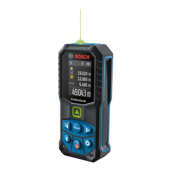 BOSCH PROFESSIONAL GLM 5027 CG ORIGINAL INSTRUCTIONS MANUAL Pdf