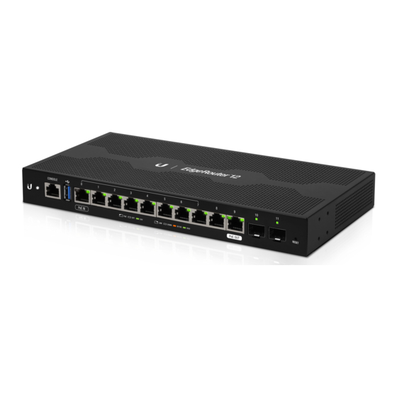 UBIQUITI EDGEROUTER ER12P QUICK START MANUAL Pdf Download ManualsLib