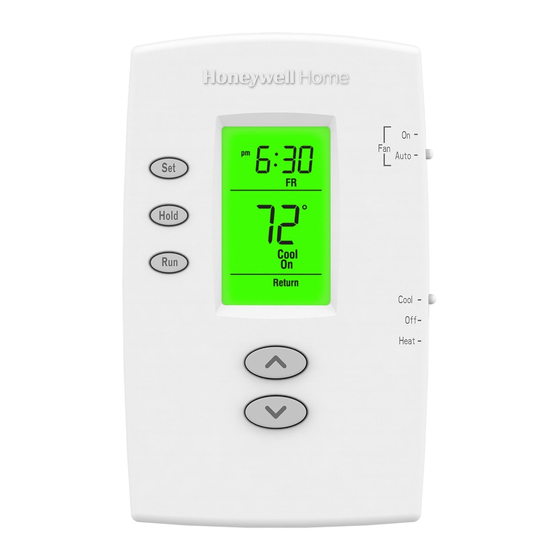 HONEYWELL HOME PRO 2000 SERIES OPERATING MANUAL Pdf Download ManualsLib