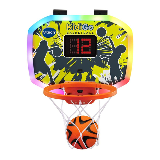 VTECH KIDIGO BASKETBALL HOOP INSTRUCTION MANUAL Pdf Download ManualsLib