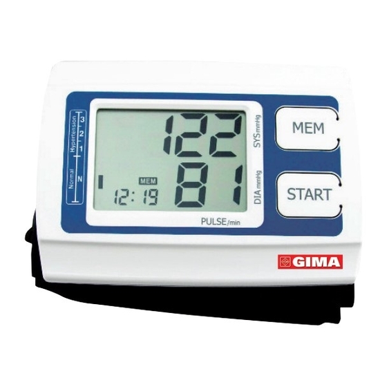 Gima - Intelligent Automatic Digital Arm Blood Pressure Monitor for