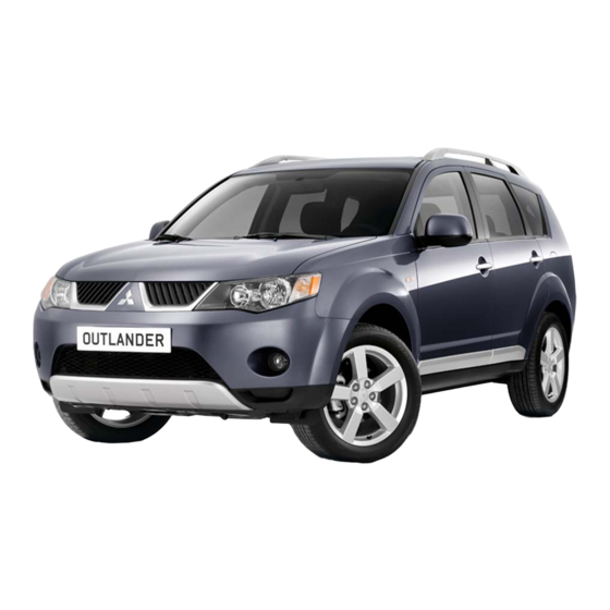 Mitsubishi MOTORS Outlander 2007 Owner's Manual