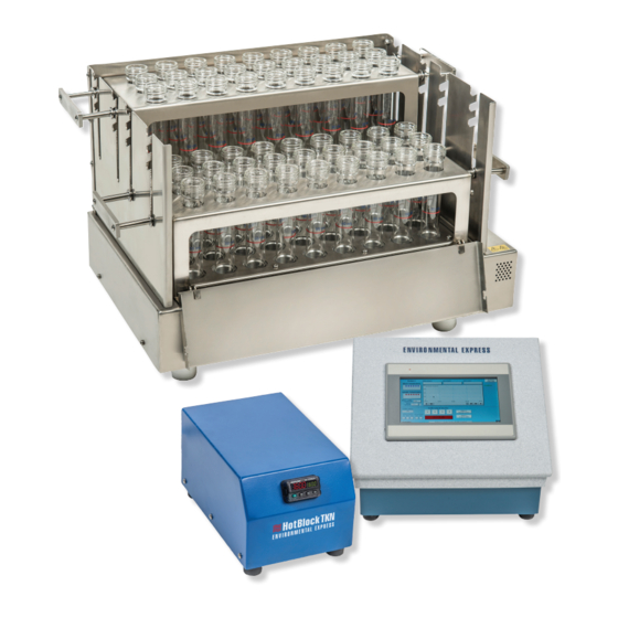 ENVIRONMENTAL EXPRESS HOTBLOCK TKN SYSTEM OPERATION & INSTRUCTION