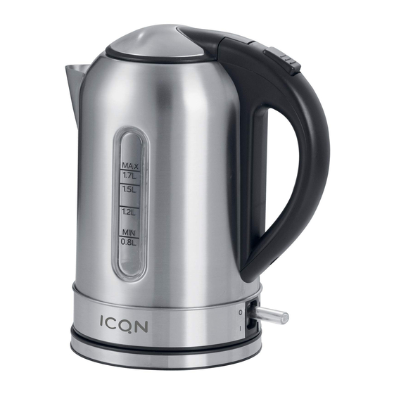 ICON INOX KETTLE MANUAL Pdf Download | ManualsLib