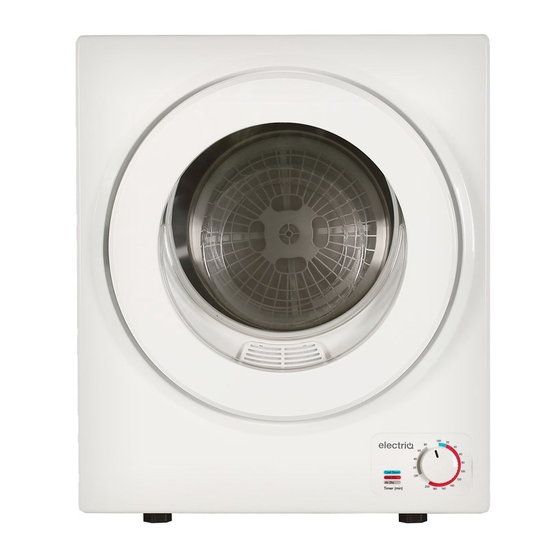 ElectrIQ eiQMTD2W Mountable Tumble Dryer Manuals