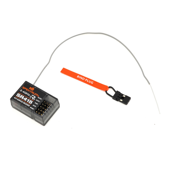 Spektrum SR415 Instruction Manual