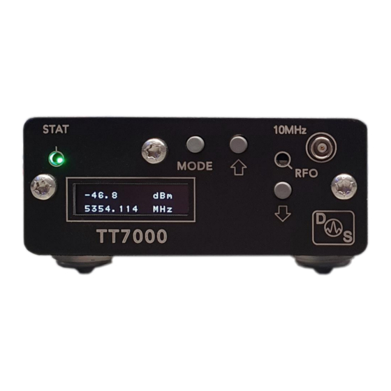 DS TT7000 User Manual