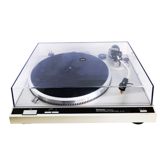 Technics SL-Q2 Operating Instructions Manual