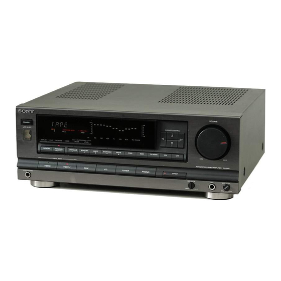 Sony TA-D505 Service Manual