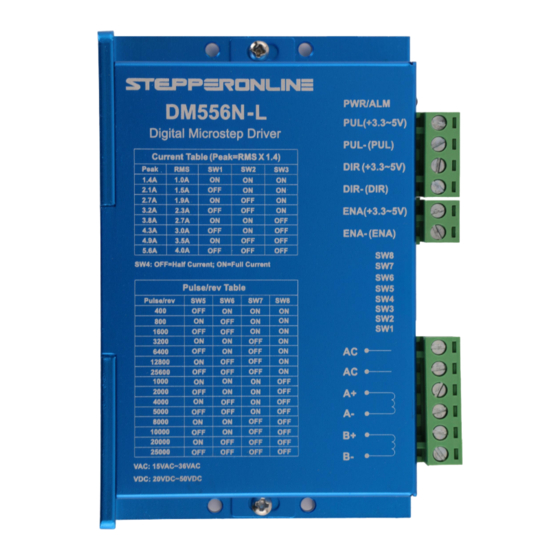 StepperOnline DM556N-L User Manual
