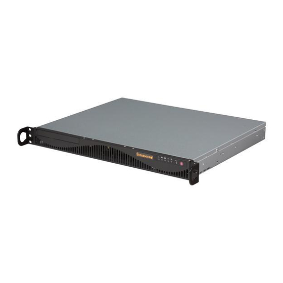 Supero SUPERSERVER 5017C-MF User Manual