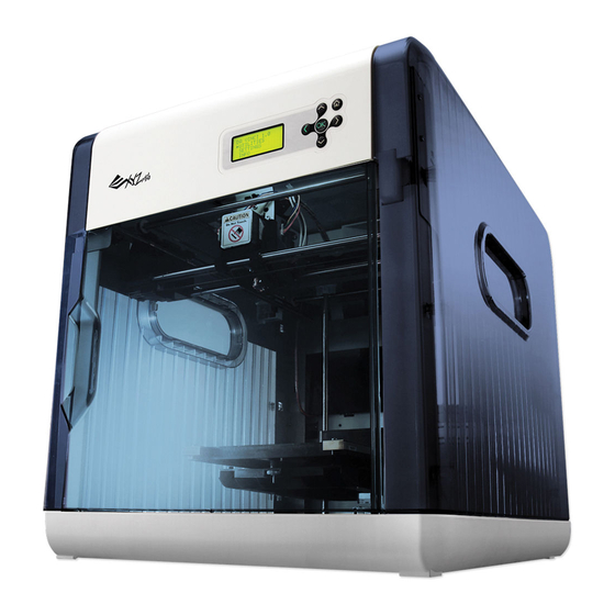 XYZ Printing da Vinci 1.0 Product Manual