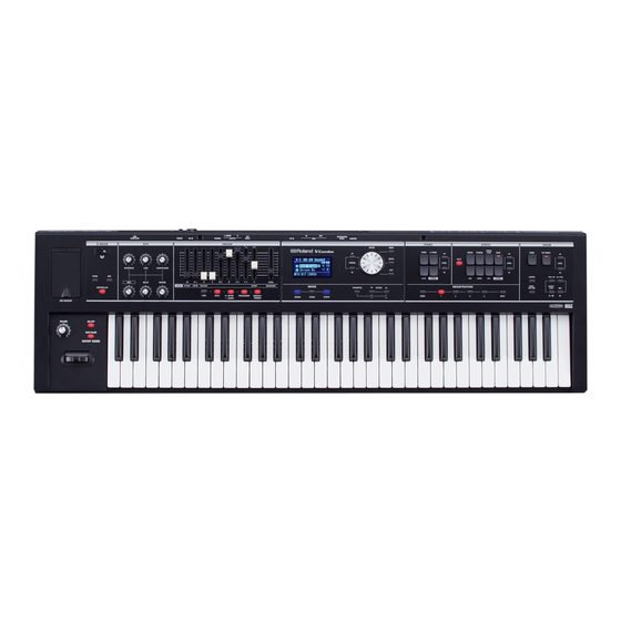 Roland V-Combo VR-09 Workshop Manual