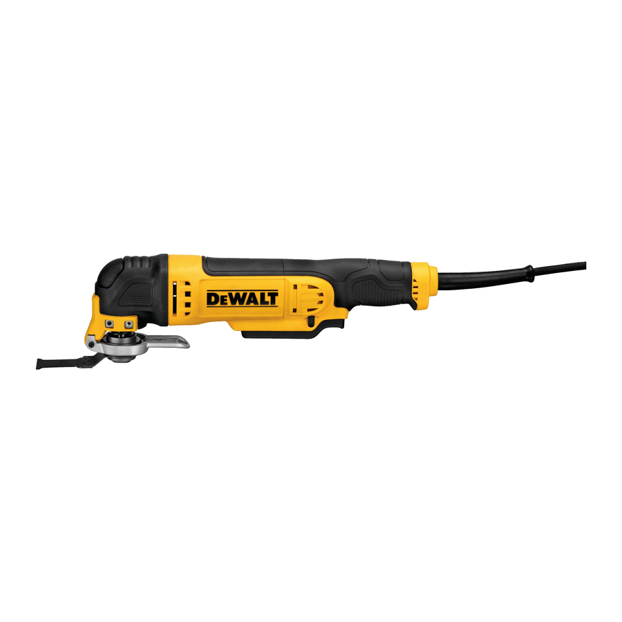 DeWalt DWE315 Instruction Manual