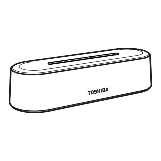 User Manuals: Toshiba SBM1W Mini Soundbar