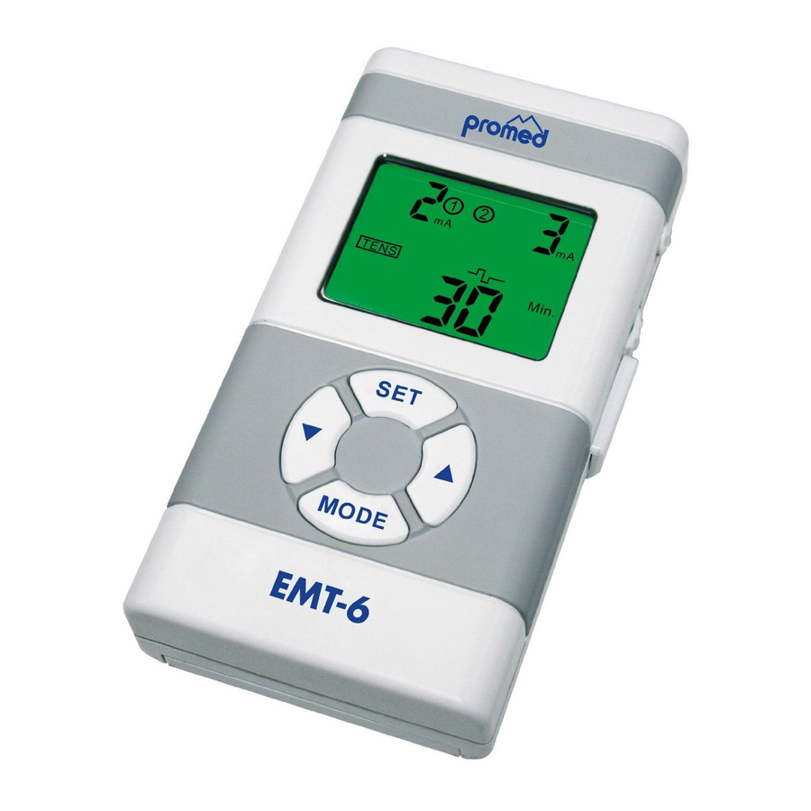 ProMed EMT-6 User Manual
