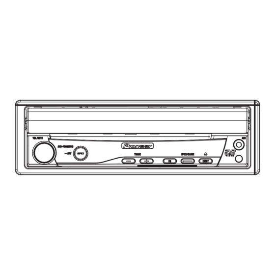 Pioneer AVH-P5050DVD Service Manual