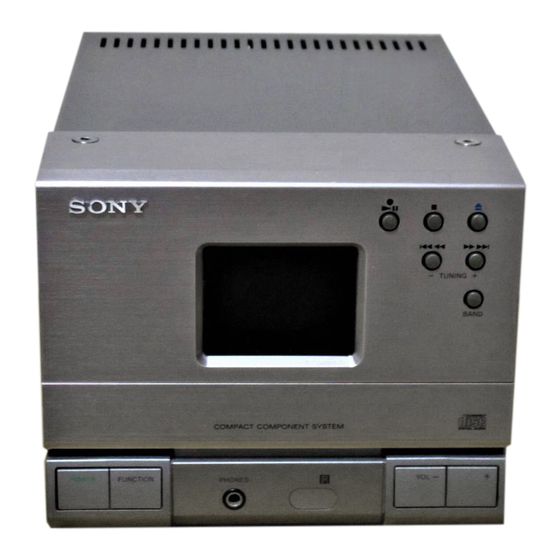 Sony HCD-D11 Manuals