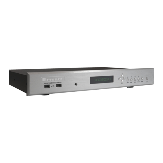 Bryston BDP2 Getting Started