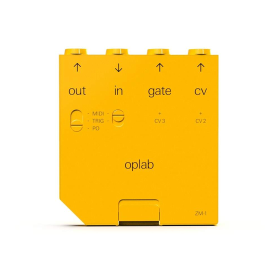 teenage engineering oplab Manual