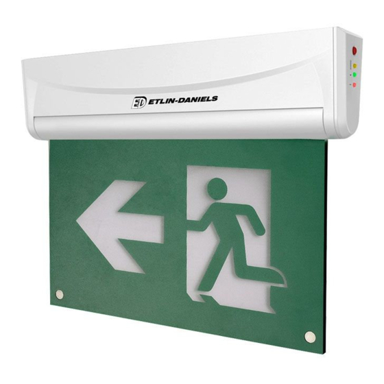 Etlin-Daniels EE202WH-A13BB-GU Installation Manual