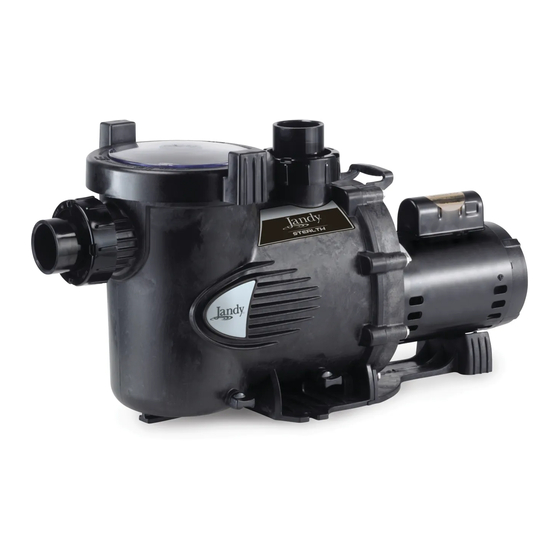 Jandy Stealth SHPF.50 Installation And Operation Manual