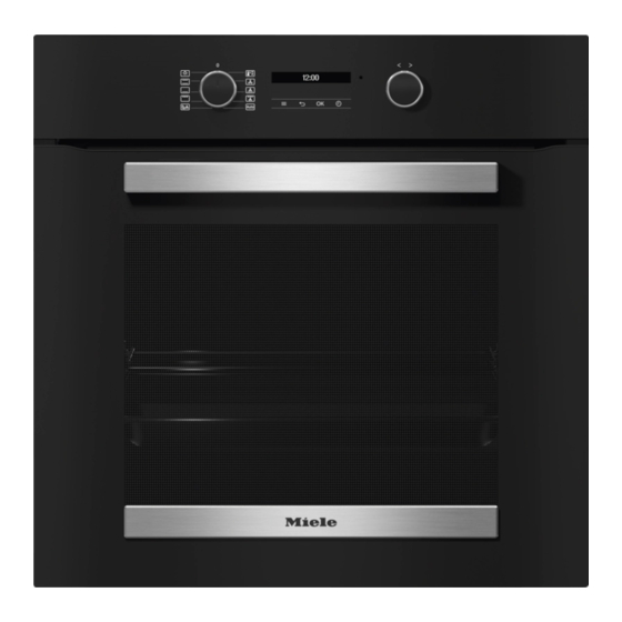 Miele Oven Operating And Installation Instructions