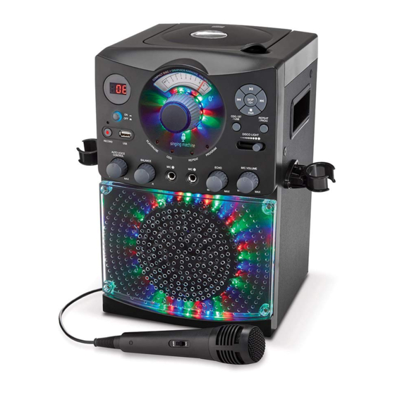 THE SINGING MACHINE SML385UBK INSTRUCTION MANUAL Pdf Download ManualsLib