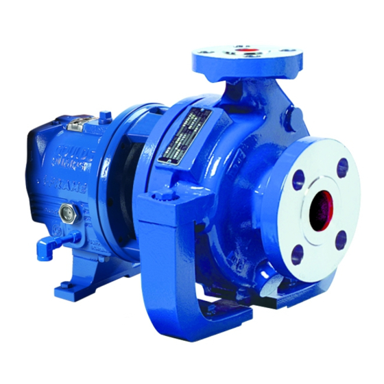 ITT INDUSTRIES GOULDS PUMPS ANSI SERIES INSTALLATION, OPERATION AND ...