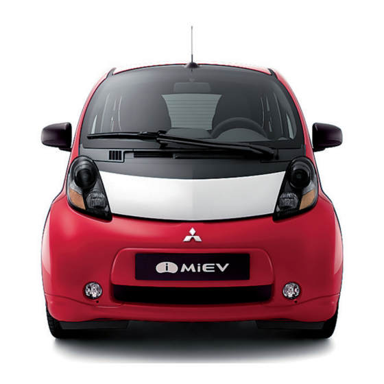 Mitsubishi MOTORS i-MiEV Owner's Manual