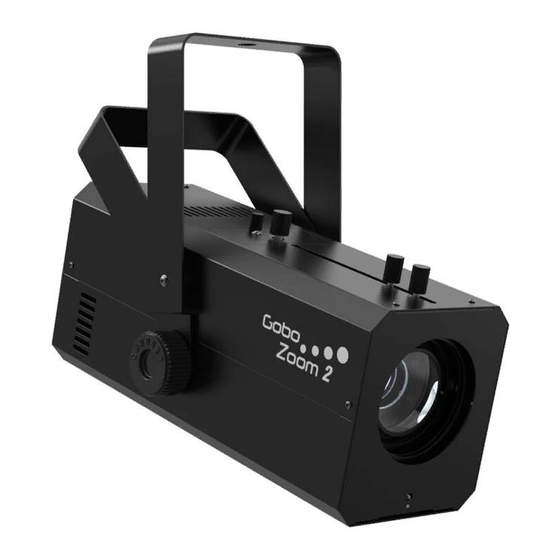 CHAUVET DJ GOBO ZOOM 2 USER MANUAL Pdf Download ManualsLib
