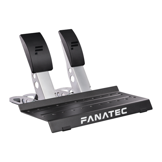 FANATEC CSL PEDALS QUICK MANUAL Pdf Download | ManualsLib